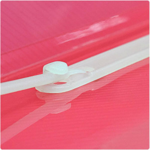 Pasta Grampo Trilho Plastica Oficio Vermelho-118303-29036