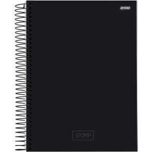 Caderno 01x1 Capa Dura Stomp Preto 96fls.-118041-25000