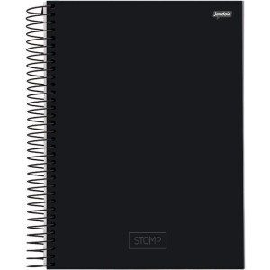Caderno 01x1 Capa Dura Stomp Preto 96fls.-118041-74326