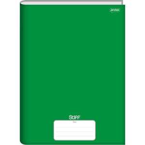 Caderno Brochurao Stiff Slim 80fls.verde-118064-85347
