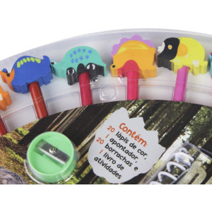 Livro Brinquedo Ilustrado Kit Divertido Dinossauros-117194-37402