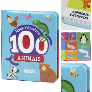 Livro Infantil Colorir Meus Primeiros 100 Animais-117191-64126