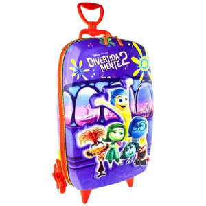 Mochila Infantil Com Rodinha Divertidamente Sala De Control