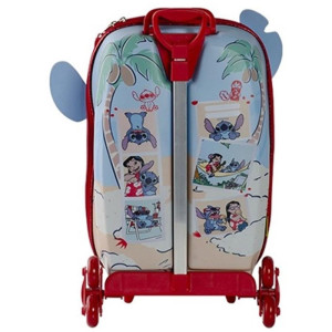 Mochila Infantil Com Rodinha Stitch Praia-118089-43303