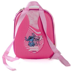 Mochila Infantil Stitch Rosa Pequena-114666-24124