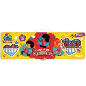 Maleta De Pintura 92 Peças 3 Palavrinhas
