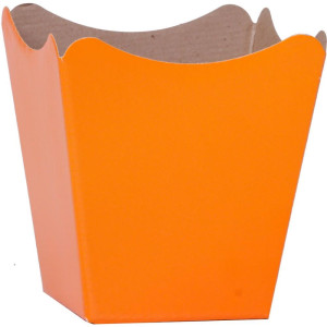 Cachepot Paper Liso Pote 11 Laranja 11x11x9cm-115920-61923