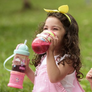 Copo Com Porta Snack Playful Rosa Sunset-BB1013-96038