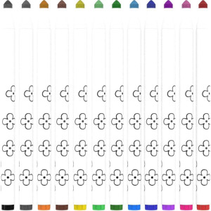 Caneta Hidrografica Sylvapen 12 Cores Perfumadas-117069-37680