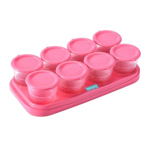 Potes Para Congelar Papinha Na Bandeja Prep & Fresh Fisher Price Rosa-BB1081-92462