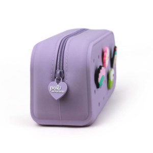 Estojo Simples Silicone C/4ping. Lilas Pastel-118114-19762