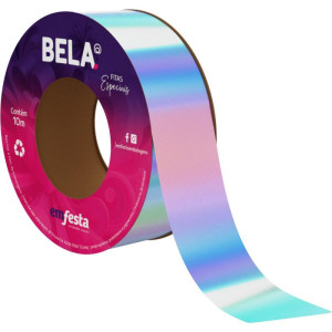 Fita Nacarada 30mmx10m Azul Claro