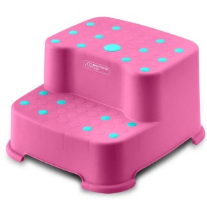 Escadinha Infantil Com 2 Degraus - Rosa-BB1005-65388