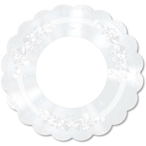 Poli Redondo 68cm Laco Branco