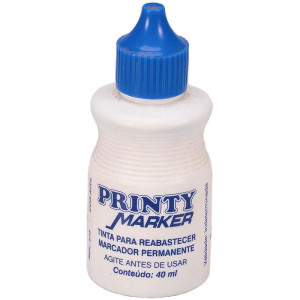 Tinta Marcador Permanente Reabastecedor 040ml Azul