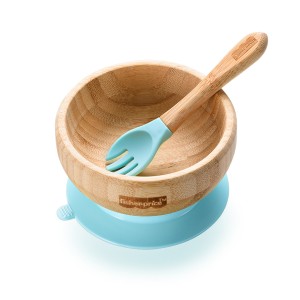 Pote De Bambu Com Ventosa Em Silicone-BB1168-15096