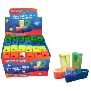 Apontador Com Deposito Bloco 4 Cores-120307-29023