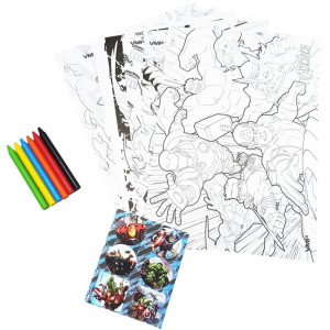 Brinquedo Para Colorir Kit Pintura Avengers 26x19 20p-118495-55005