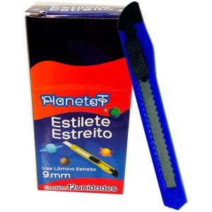 Estilete Estreito 9mm (s) C/embalagem Individual