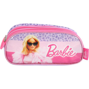 Estojo Triplo Barbie Tecido Violeta-115378-62937