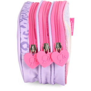 Estojo Triplo Barbie Tecido Violeta-115378-83757