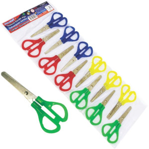 Tesoura Escolar 13cm Aço Galvaniz. (s)