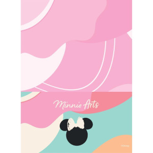 Caderno 01x1 Capa Dura Minnie Arts 80fls.-118025-80206
