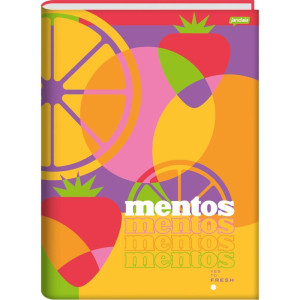 Caderno Brochura 1/4 Capa Dura Mentos 80fls.-118030-72299