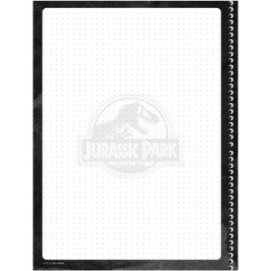 Caderno 01x1 Capa Dura Jurassic Park 80f-116737-60270