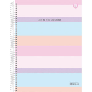 Caderno 10x1 Capa Dura Cristales 160f-116745-68079