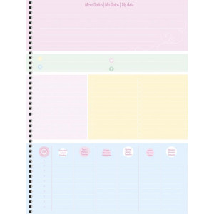 Caderno 10x1 Capa Dura Cristales 160f-116745-95797