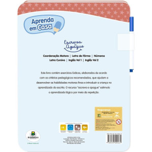 Livro Pedagogico Escreva E Apag.coord.motora 18-120008-16720