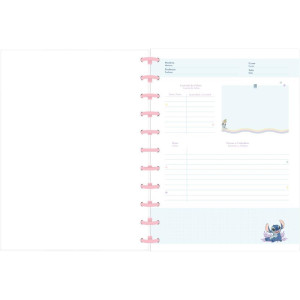 Caderno 01x1 Capa Dura Stitch Disco 80f-116684-16162