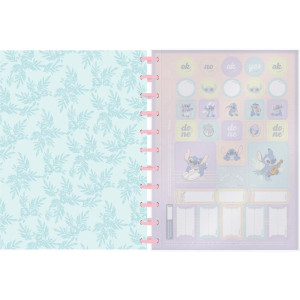 Caderno 01x1 Capa Dura Stitch Disco 80f-116684-92363
