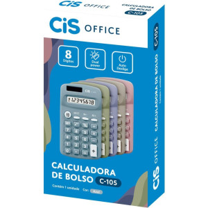 Calculadora De Bolso 8 Dig. Mod C-105 Azul-117510-70799