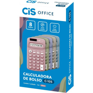 Calculadora De Bolso 8 Dig. Mod C-105 Rosa-117511-39123