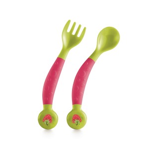 Garfo E Colher Flexiveis Funny Meal Ms. Berry-BB1141-18026