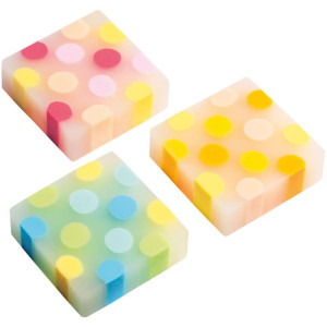 Borracha Decorada Tris Confete 3 Cores-117261-70907