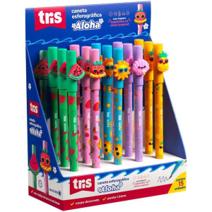 Caneta Esferografica Tris Aloha 1.0mm 5 Modelos