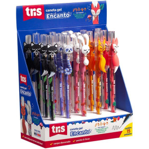 Caneta Gel Tris Encanto 0.7mm C/chav.5cor