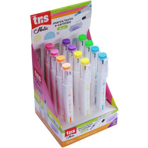 Caneta Marca Texto Tris Roller C/carimbo 6mod.-117237-80188