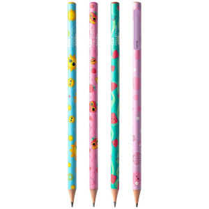 Lapis Preto Redondo Decorado Tris Collection Aloha 4mod.-117243-56889