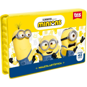 Maleta Para Pintura Minions 42 Pecas