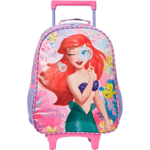 Mochila Infantil Com Rodinha Ariel X1 Gr-116482-35642