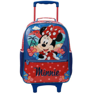 Mochila Infantil Com Rodinha Minnie X2 Md