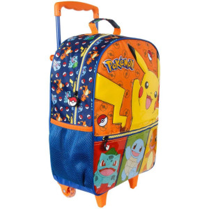 Mochila Infantil Com Rodinha Pokemon X2-a-116546-46873