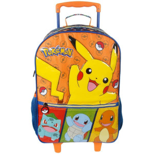 Mochila Infantil Com Rodinha Pokemon X2-a-116546-47122