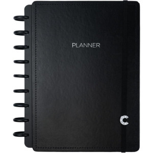 Caderno Inteligente Planner Medio Black 168fls