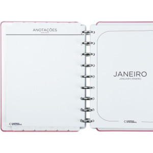 Caderno Inteligente Planner Medio Guava 168fls-118339-68515