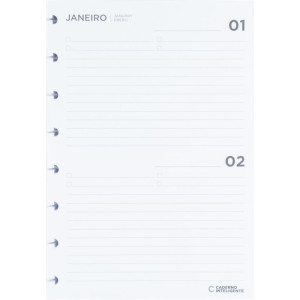 Caderno Inteligente Refil A5 Refil Agenda 90g 97fls-118212-72445